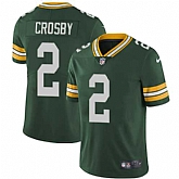 Nike Green Bay Packers #2 Mason Crosby Green Team Color NFL Vapor Untouchable Limited Jersey,baseball caps,new era cap wholesale,wholesale hats